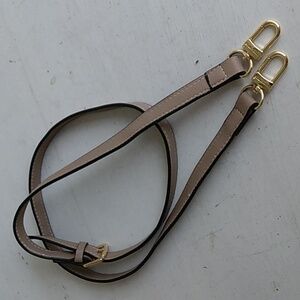 Tan Strap Gold Hardware Replacement Crossbody Bag Strap